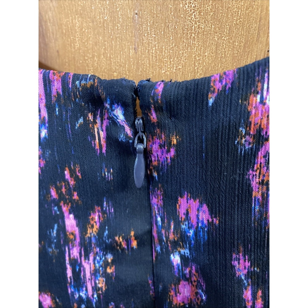 DKNY Plus Size Printed Blouson-Sleeve Fit & Flare Dress Sz 20W New Blue $139 - Picture 9 of 13